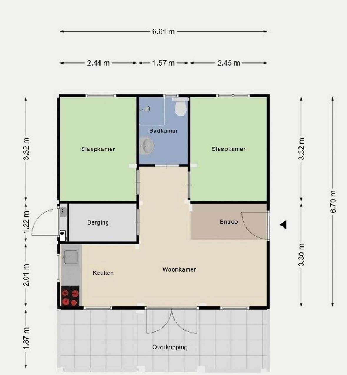 Kiwi-Cabin 45 Gramsbergen Eksteriør billede